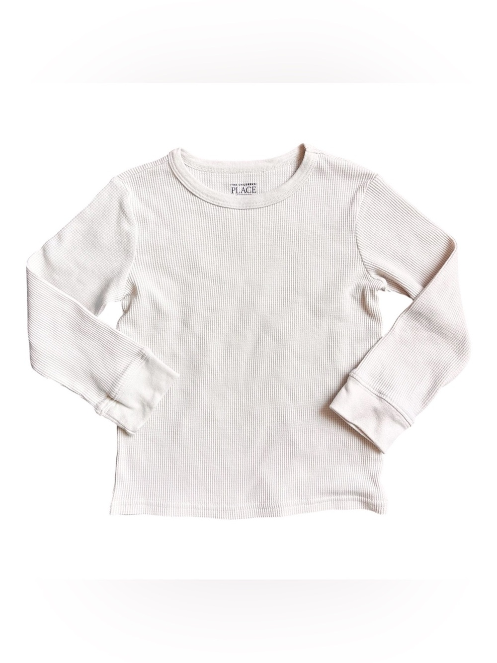 Children's place 4T Boys cream thermal long sleeve shirt